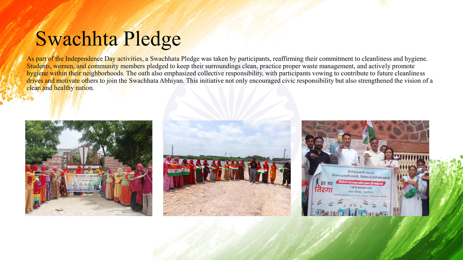 Har Ghar Tiranga — Activities Report — page 9/14
