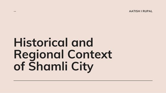 Cover of Shamli — Historical & Regional Context