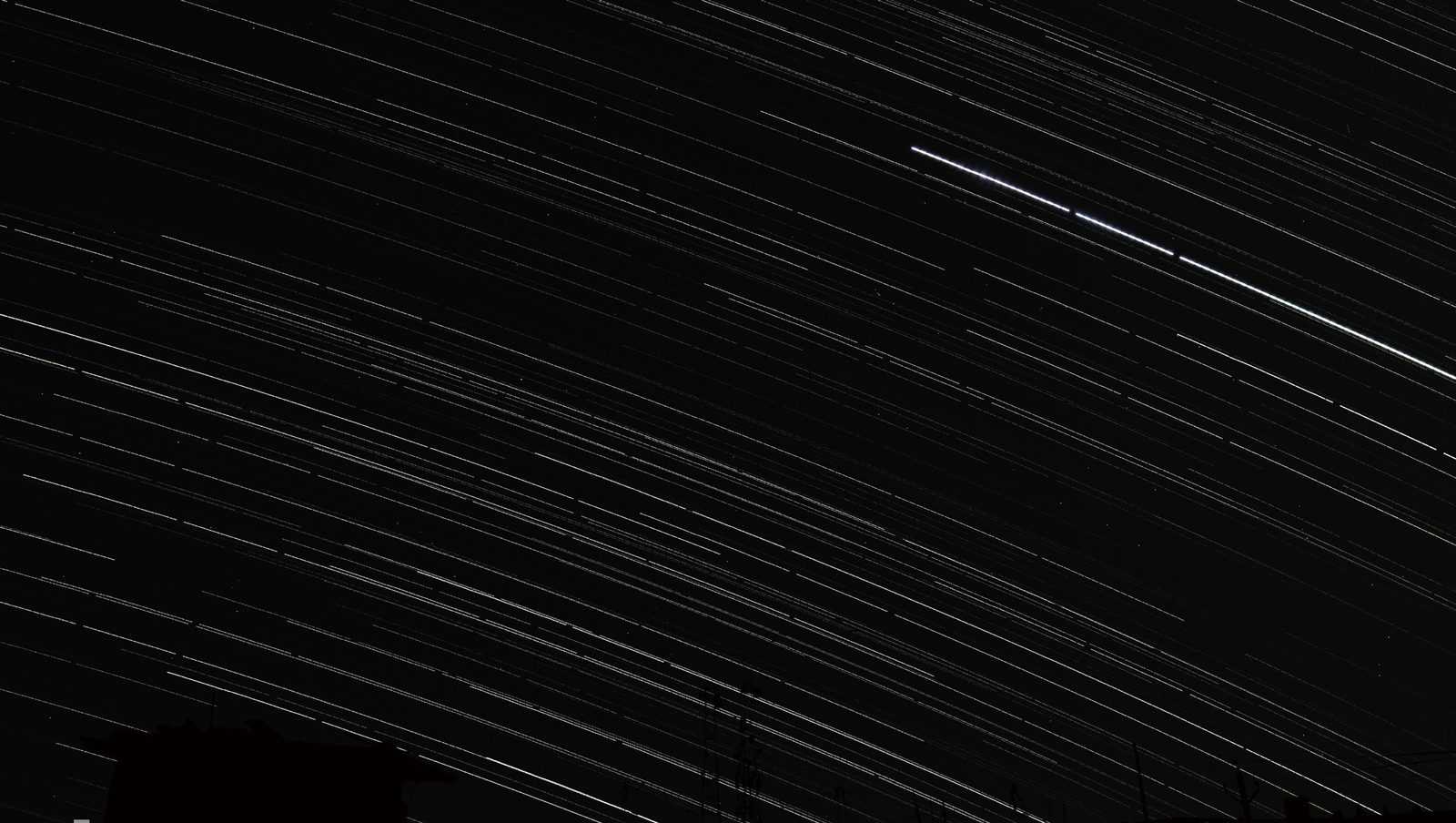 Photograph 5 of 13 from “THE NIGHT SKY” — star trail / lunar / eclipse.