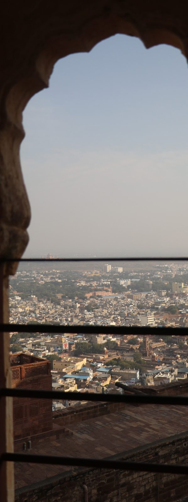 Photograph 2 of 6 from “THE BLUE CITY” — city / rooftops / ramparts.