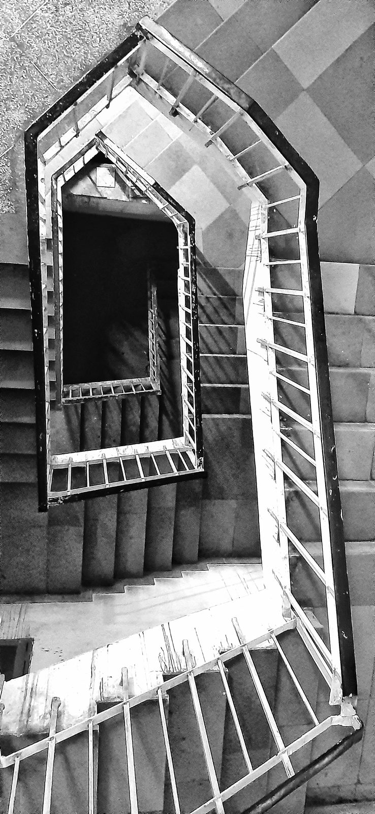 Photograph 3 of 8 from “LINES” — stair / geometry / section.