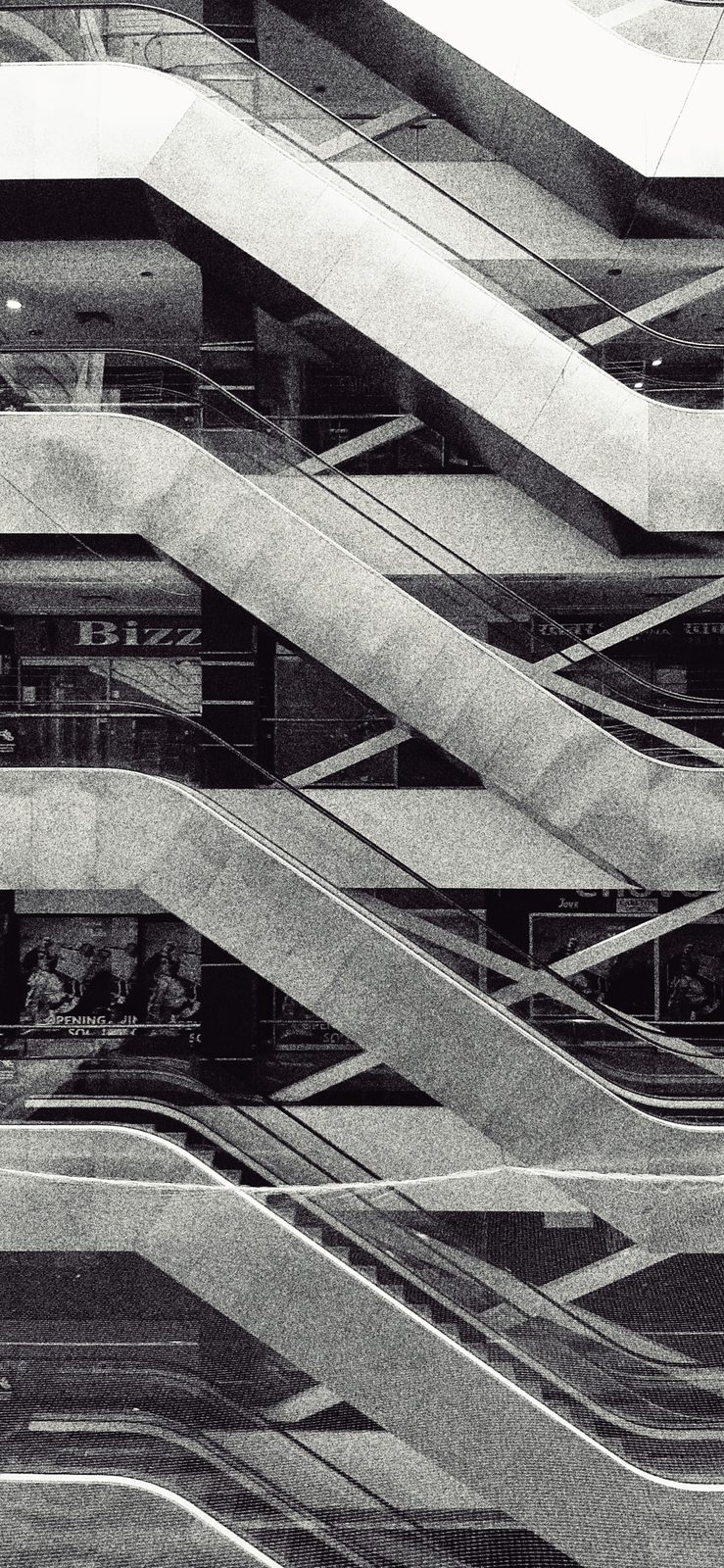 Photograph 6 of 8 from “LINES” — stair / geometry / section.